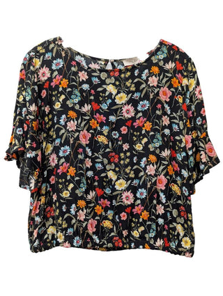 Short Sleeve Floral Blouse