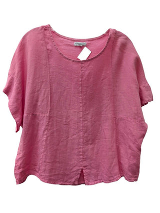 Short Sleeve Linen Blouse