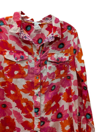 Long Sleeve Floral Button Up