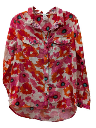 Long Sleeve Floral Button Up