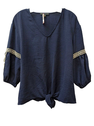 Front Tie V-Neck