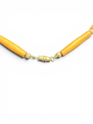 Stone Inlay Pendant Necklace