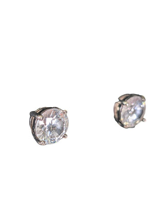 R SS CZ Stud Earrings