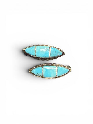Sterling Inlay Turquoise Adjustable Ring