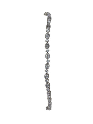 R SS CZ Vintage Style Bracelet