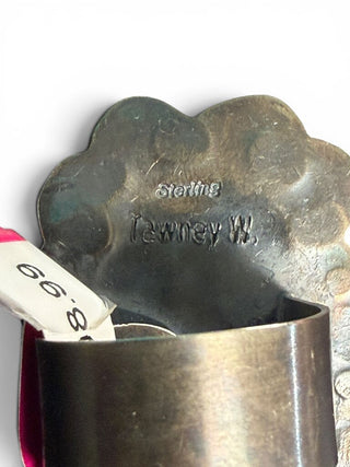 Sterling Turquoise Adjustable Ring