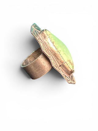 Sterling Turquoise Adjustable Ring