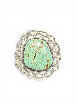 Sterling Turquoise Adjustable Ring