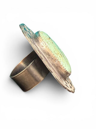 Sterling Turquoise Adjustable Ring