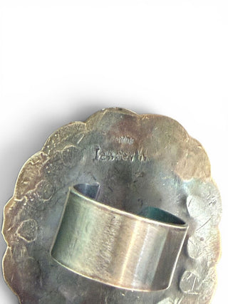 Sterling Turquoise Adjustable Ring