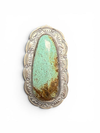 Sterling Turquoise Adjustable Ring