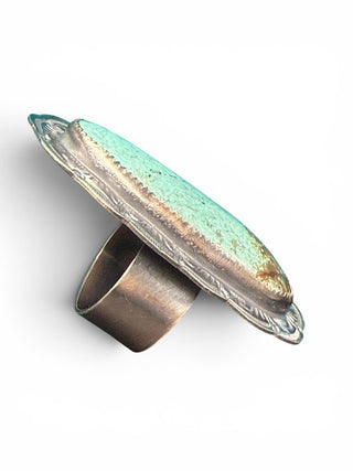 Sterling Turquoise Adjustable Ring