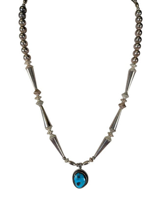 R SS TQ Pendant Necklace