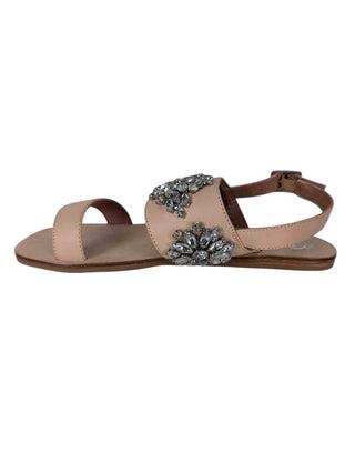 NWOT Dola Crystal Flower Strappy