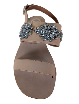 NWOT Dola Crystal Flower Strappy