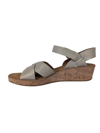 NWOT Metallic Strappy Sandal