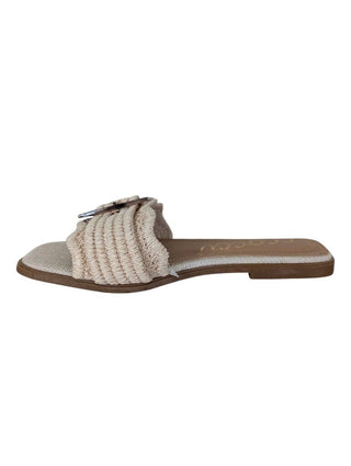 Leslie Woven Raffia w/ Buckle 38