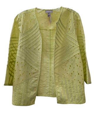 Long Sleeve Eyelet & Stitching Details