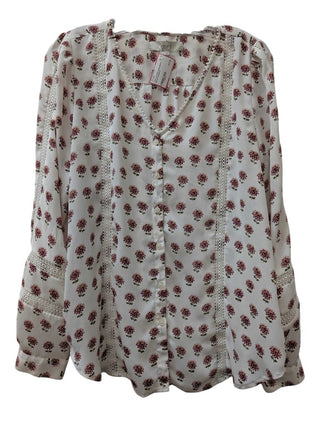Print Long Sleeve Blouse