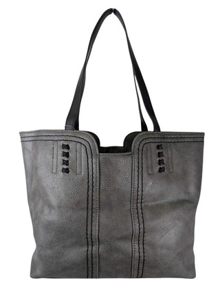Faux Leather Shoulder