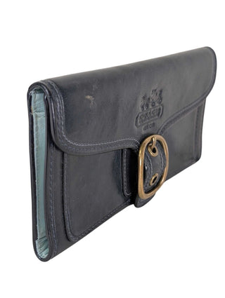 Vintage Leather Buckle Trifold