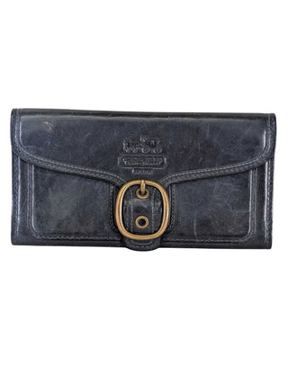 Vintage Leather Buckle Trifold