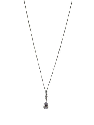 SS CZ Pendant on Chain Necklace