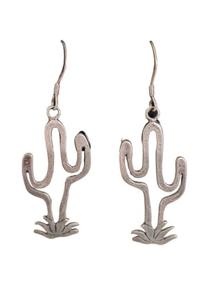 SS Cactus Dangle Earrings