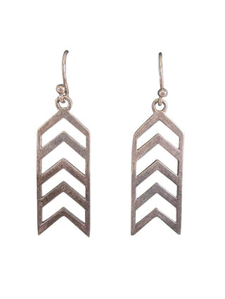 SS Upwards Arrow Dangle Earrings