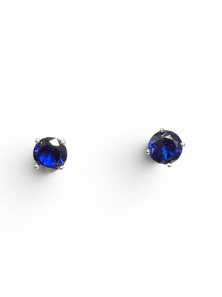 SS Stone Stud Earrings