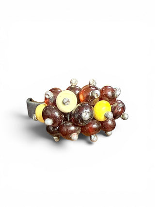 SS Stone Bead Ring