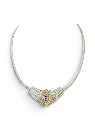 SS 14k Choker Necklace
