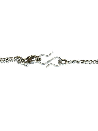 Silver Stone Necklace w/Earrings