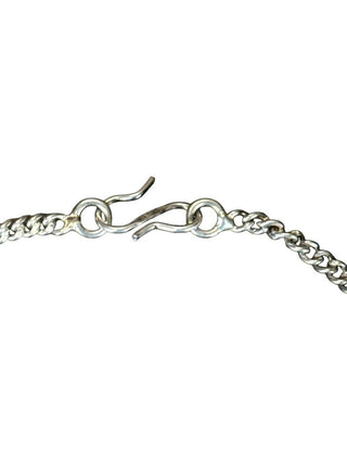 Silver Stone Necklace w/Earrings