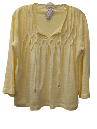 Linen Front Tassle Blouse