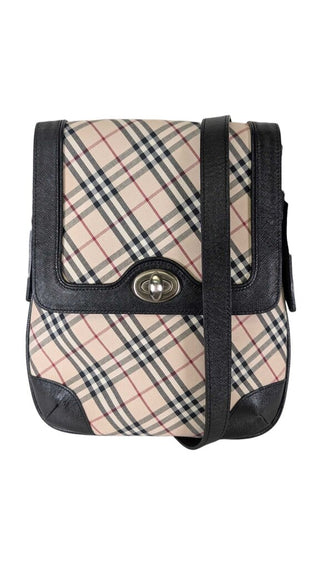 Canvas w/Leather Trim Crossbody