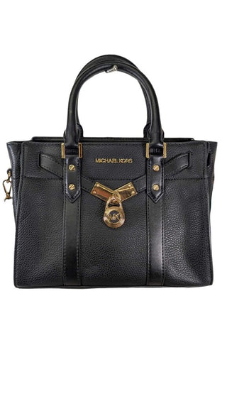 Leather Top Handle Satchel w/Long Strap