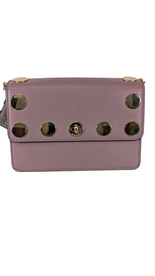 Smooth Leather Studded Crossbody