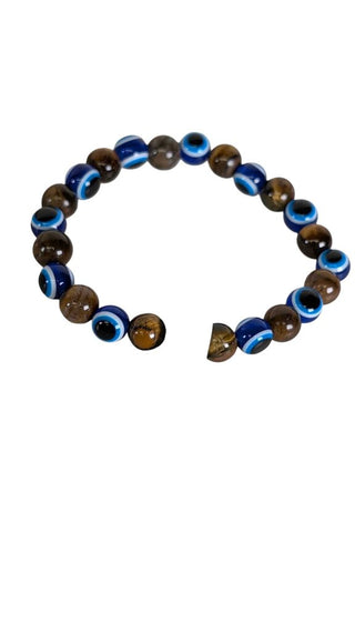 Stretch Stone Evil Eye Bracelet
