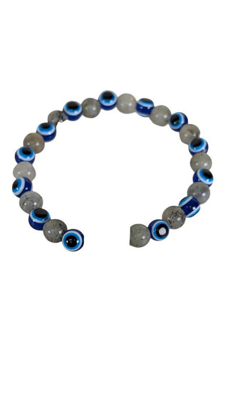 Stretch Stone Evil Eye Bracelet