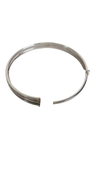 SS/14k Bangle Bracelet