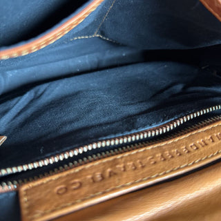 AS is Luxemborg leather shoulder bag