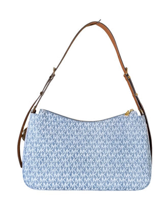 Nolita denim monogram shoulder bag