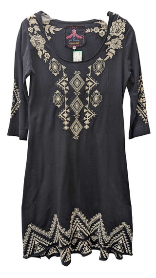 Embroidered Long Sleeve Dress