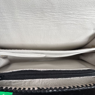 Whipstiched cowhide leather lined