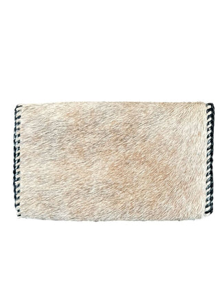 Whipstiched cowhide leather lined