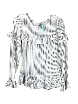 NWT ls ruffled pull on