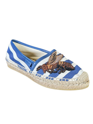 Bee canvas espadrille striped
