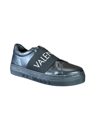 Zeus Logo slip on sneaker w,branded eslastic strap