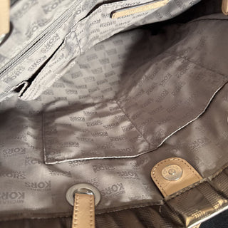 Metallic Monogram Tote